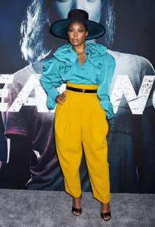 Gabrielle Union arriving at the screening of Breaking In in Hollywood, California - May 1, 2018 - Hollywood Screening of Breaking In, Hollywood California United States ArcLight Cinemas  Copyright: xJanetxGoughx h_00506982