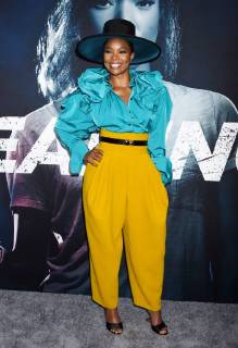 Gabrielle Union arriving at the screening of Breaking In in Hollywood, California - May 1, 2018 - Hollywood Screening of Breaking In, Hollywood California United States ArcLight Cinemas  Copyright: xJanetxGoughx h_00506983