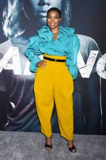 Gabrielle Union arriving at the screening of Breaking In in Hollywood, California - May 1, 2018 - Hollywood Screening of Breaking In, Hollywood California United States ArcLight Cinemas  Copyright: xJanetxGoughx h_00506987