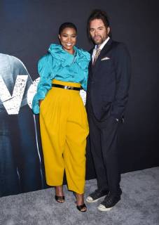 Gabrielle Union and Billy Burke arriving at the screening of Breaking In in Hollywood, California - May 1, 2018 - Hollywood Screening of Breaking In, Hollywood California United States ArcLight Cinemas  Copyright: xJanetxGoughx h_00506990