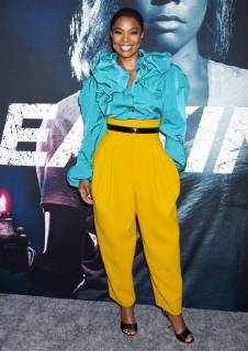 Gabrielle Union arriving at the screening of Breaking In in Hollywood, California - May 1, 2018 - Hollywood Screening of Breaking In, Hollywood California United States ArcLight Cinemas  Copyright: xJanetxGoughx h_00506984