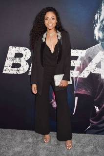 Brittney Elena at the Breaking In Film Premiere on Hollywood, Los Angeles, USA, on May 1, 2018. Breaking in movie premiere in Hollywood Los Angeles in 2018
