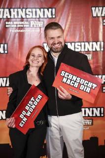 Vera Bolten and Enrico De Pieri at the premiere of the musical Madness in the Theater on Potsdamer Platz Berlin 02 05 2018 Foto:xJ.xQuinternx xFuturexImage