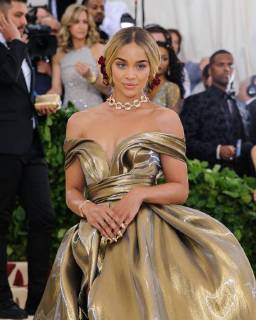 May 7, 2018 - New York, NY, U.S. - 07 May 2018 - New York, New York - Jasmin Tookes. 2018 Metropolitan Museum of Art Costume Institute Gala: Heavenly Bodies: Fashion and the Catholic Imagination. Photo Credit: Christopher Smith AdMedia New York U.S. - ZUMAa123 20180507_zaa_a123_303 Copyright: xChristopherxSmithAdmediax