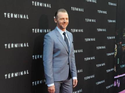 May 8, 2018 - Hollywood, California, U.S. - Simon Pegg attends The Los Angeles Premiere of TERMINAL held at the Arclight Theater in Hollywood, California on May 8, 2018. 2018 Hollywood U.S. - ZUMAl86_ 20180508_zaf_l86_030 Copyright: xDavexLongendykex