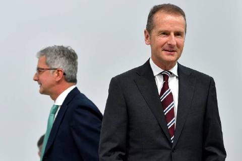 Herbert DIESS Chairman of the Board Volkswagen AG and Chairman of the Supervisory Board AUDI AG hi li Rupert STADLER Chairman of the Management Board 129 Annual General Meeting 2018 AUDI AG on 09 05 2018 in I N G O L S T A D T