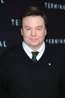 Mike Myers arriving at the Terminal Movie Premiere on Aug. 8, 2018 at the Hollywood Los Angeles Terminal Film Premiere in Hollywood Los Angeles in 2018