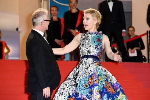 71eme Festival International du Film de Cannes. Montée des marches du film Cold War . 71th International Cannes Film Festival. Red Carpet of Cold War movie. 226346 2018-05-10 Cannes France Blanchett, Cate; Frémaux, Thierry  Copyright: xL.xUrman Panoramicx STAR_226346_013