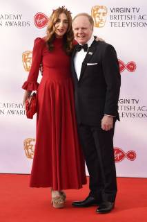 Jason Watkins with wife Clara Francis attending the British Academy Television Awards 2018 at the Royal Festival Hall London 13 05 2018 Jason Watkins with wife Clara Francis  Foto:xS.xVasx xFuturexImage