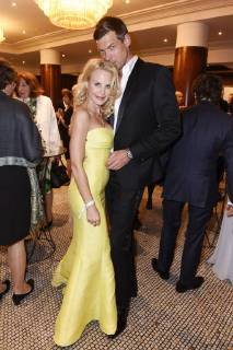 Sonja Kiefer with friend Cedric Schwarz at the presentation of the Felix Burda Award 2018 at the Hotel Adlon Kempinski Berlin 13 05 2018 Foto:xF.xKernx xFuturexImage