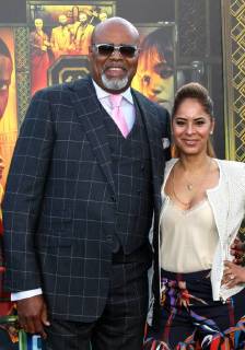 WESTWOOD, CA - MAY 19: Chi McBride, Julissa McBride at the premiere of Global Road Entertainment s Hotel Artemis at Regency Village Theatre on May 19, 2018 in Westwood, California. Copyright: xDavidxEdwardsx