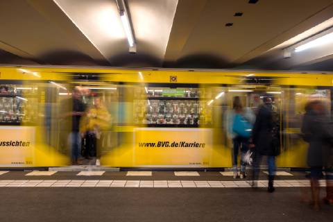U platform in Berlin Subway in Berlin  1020911087