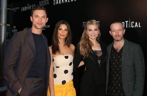 HOLLYWOOD, CA - MAY 23: Ed Skrein, Emily Ratajkowski, Natalie Dormer, Anthony Byrne, at the LA Premiere of In Darkness at the ArcLight Hollywood in Hollywood, California on May 23, 2018. Copyright: xFayexSadoux