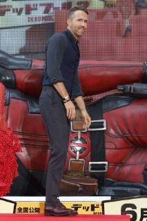 Canadian actor Ryan Reynolds attends the Japan Premiere for his film Deadpool 2 on May 29, 2018, Tokyo, Japan. The second installment of the Marvel hit movie will be released in Japan on June 1st.  (gxta_DPool2jp023)