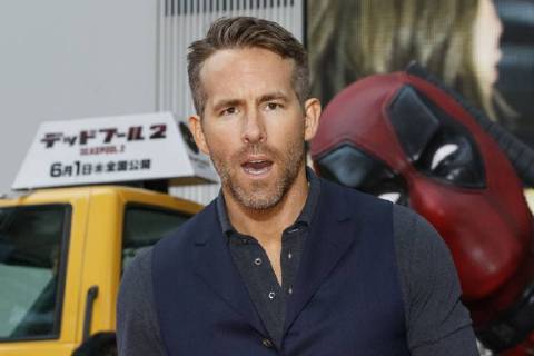 Canadian actor Ryan Reynolds attends the Japan Premiere for his film Deadpool 2 on May 29, 2018, Tokyo, Japan. The second installment of the Marvel hit movie will be released in Japan on June 1st.  (gxta_DPool2jp022)