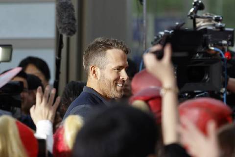 Canadian actor Ryan Reynolds attends the Japan Premiere for his film Deadpool 2 on May 29, 2018, Tokyo, Japan. The second installment of the Marvel hit movie will be released in Japan on June 1st.  (gxta_DPool2jp029)