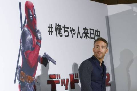 Canadian actor Ryan Reynolds attends the Japan Premiere for his film Deadpool 2 on May 29, 2018, Tokyo, Japan. The second installment of the Marvel hit movie will be released in Japan on June 1st.  (gxta_DPool2jp034)