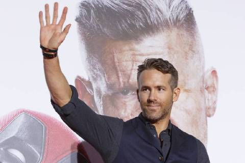 Canadian actor Ryan Reynolds greets to the audience during the Japan Premiere for his film Deadpool 2 on May 29, 2018, Tokyo, Japan. The second installment of the Marvel hit movie will be released in Japan on June 1st.  (gxta_DPool2jp042)