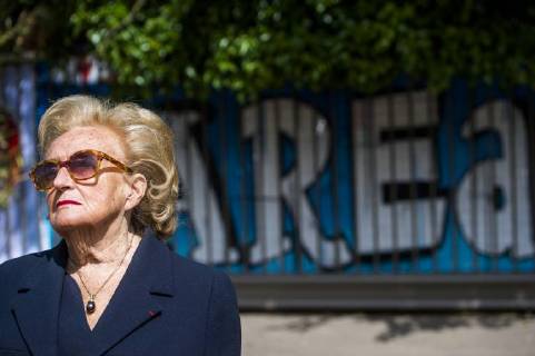 - BRUSSELS, BELGIUM: Former French first lady Bernadette Chirac pictured during the opening of AREA+ , a psychiatric aid center for adolescents in Brussels, Tuesday 16 June 2015. LAURIExDIEFFEMBACQ  x82115489x
