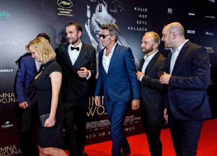 Polish premiere of Cold War (Zimna wojna) directed by Pawel Pawlikowski in Warsaw Agata Kulesza , Joanna Kulig , Tomasz Kot , Borys Szyc , Pawel Pawlikowski Polish premiere of Cold War (Zimna wojna) directed by Pawel Pawlikowski that competed for the Palme d Or at the 2018 Cannes Film Festival is held on May 28, 2018 in Warsaw, Poland. At Cannes, Pawlikowski won the award for Best Director. EN_01322282_0151 