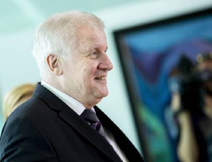 Federal Interior Minister Horst Seehofer CSU r before the Cabinet meeting on 30 05 2018 in Berlin Berlin Germany Copyright: xFelixxZahn photothek.netx
