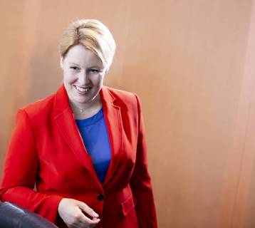 Federal Family Minister Franziska Giffey SPD before the beginning of the Cabinet meeting on 30 05 2018 in Berlin Berlin Germany Copyright: xFelixxZahn photothek.netx