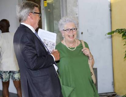 Crown Princess Victoria and Princess Christina Attendance at the annual meeting of the Friends of the National Museum, the Museum of Modern Art, Stockholm, Sweden 2018-05-29 Christina de Suede Stockholm Sweden  587324