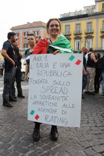 Italy: Manifestation with Luigi Di Maio Manifestation of the M5S in Naples with the militants of the M5S and with the political leader Luigi Di Maio. Naples Italy  SalvatorexEsposito