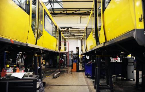 The BVG subway main workshop in the Seestraße 49 in Berlin Wedding added on 11 August 2017 Berlin Germany Copyright: xKittyxKleist-HeinrichxTSPx