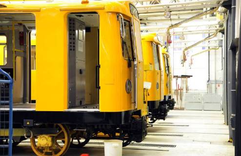 The BVG subway main workshop in the Seestraße 49 in Berlin Wedding added on 11 August 2017 Berlin Germany Copyright: xKittyxKleist-HeinrichxTSPx