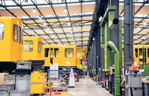 The BVG subway main workshop in the Seestraße 49 in Berlin Wedding added on 11 August 2017 Berlin Germany Copyright: xKittyxKleist-HeinrichxTSPx
