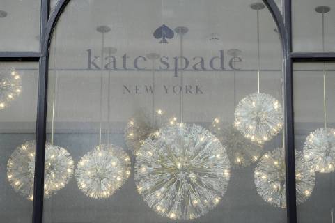 June 5, 2018 - London, UK - LONDON, UK. Signage on the exterior of the Kate Spade New York store on Regent Street, one of four stores in central London. It has been reported that the designer Kate Spade (real name Katherine Noel Brosnahan) has been found dead in her New York apartment in an apparent suicide. London UK  - ZUMAl94_ 20180605_zaf_l94_584 Copyright: xStephenxChungx