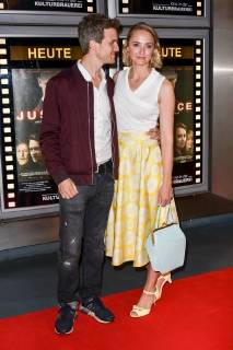 Berlin Germany 13 06 2018 German premiere of JUSTICE in the cinema Thaddaeus Meilinger Anne-Catrin Wahls (ehemals Märzke) DeFodi533