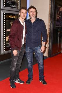 Berlin Germany 13 06 2018 German premiere of JUSTICE in the cinema Guido Broscheit Thaddaeus Meilinger DeFodi533