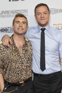 USA: HBO documentary Believer premiere Tyler Glenn and Dan Reynolds attend HBO documentary premiere at Metrograph New York New York United States Metrograph  LevxRadin