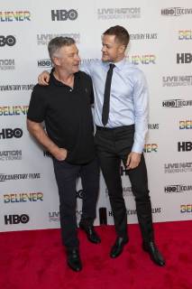 USA: HBO documentary Believer premiere Alec Baldwin and Dan Reynolds attend HBO documentary premiere at Metrograph New York New York United States Metrograph  LevxRadin