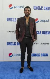 USA: Uncle Drew New York Premiere Kyrie Irving attends the Uncle Drew New York Premiere at Alice Tully Hall Lincoln Center New York New York United States Alice Tully Hall Lincoln Center  LevxRadin