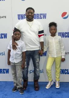 USA: Uncle Drew New York Premiere Lil Rel Howery with his kids attend the Uncle Drew New York Premiere at Alice Tully Hall Lincoln Center New York New York United States Alice Tully Hall Lincoln Center  LevxRadin