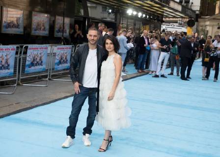 Tom Hardy and Charlotte Riley attend the London premiere of Swimming With Men at Curzon Mayfair Cinema in London. JULY 4th 2018  SMOx182475