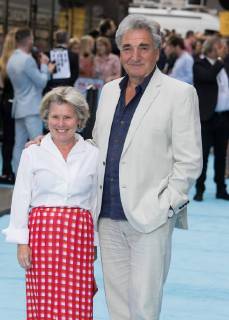 Imelda Staunton and Jim Carter attend the London premiere of Swimming With Men at Curzon Mayfair Cinema in London. JULY 4th 2018  SMOx182475