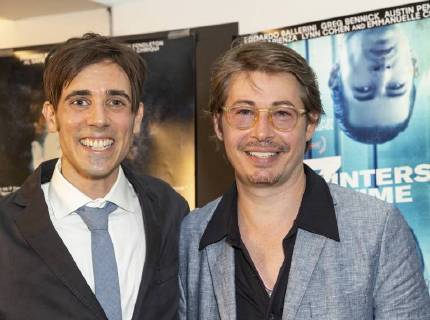 USA: 7 Splinters in time New York premiere Gabriel Judet-Weinshel & Edoardo Ballerini attend 7 Splinters in Time New York premiere at The Anthology Film Archives New York New York United States The Anthology Film Archives  LevxRadin