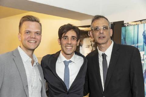 USA: 7 Splinters in time New York premiere Gabriel Judet-Weinshel (C) attends 7 Splinters in Time New York premiere at The Anthology Film Archives New York New York United States The Anthology Film Archives  LevxRadin