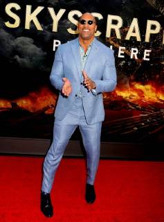 July 10, 2018 - New York City, New York, U.S. - Actor DWAYNE JOHNSON also known as THE ROCK attends the New York premiere of Skyscraper held at AMC Loews Lincoln Square. New York City U.S. - ZUMAk03_ 20180710_zaf_k03_005 Copyright: xNancyxKaszermanx