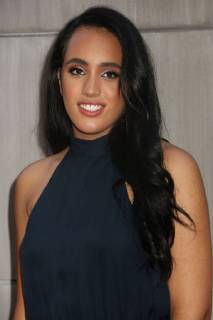July 10, 2018 - New York City, New York, U.S. - SIMONE GARCIA JOHNSON attends the New York premiere of Skyscraper held at AMC Loews Lincoln Square. New York City U.S. - ZUMAk03_ 20180710_zaf_k03_079 Copyright: xNancyxKaszermanx