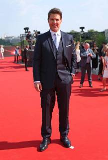Tom Cruise attends the world premiere of the film Mission: Impossible - Fallout in Paris on July 12, 2018.  PAR20180712002 DAVIDxSILPA