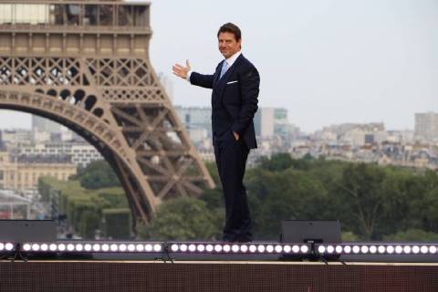 Mission: Impossible. Fallout premiere in Paris in front of the Eiffel Tower. 228431 2018-07-12 Trocadero Paris France  Copyright: xSebastienxFremontx xStarfacex STAR_228431_240