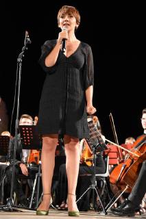 Taormina: Cinematographic Nations Award Evening. In the photo: Lucia Ocone  Copyright: xMaurizioxD Avanzox xIPAx xMaurizioxDxAvanzox