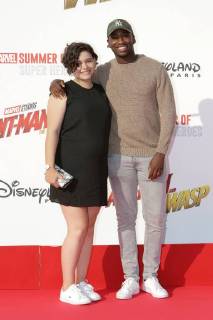 Avant-premiere europeenne de Ant-Man Guepe au Studio Theater de Disneyland Paris.Toniolife avec une amie. 228502 2018-07-14 Marne la Vallee France  Copyright: xPatricexFalourx STAR_228502_009