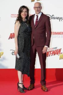 Avant-premiere europeenne de Ant-Man Guepe au Studio Theater de Disneyland Paris.Peyton Redd avec sa femme. 228502 2018-07-14 Marne la Vallee France  Copyright: xPatricexFalourx STAR_228502_055