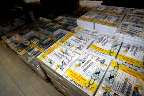 - MARCINELLE, BELGIUM: Illustration picture shows comic strips (cartoons) (Lucky Luke) at publishing company Editions Dupuis in Marcinelle, Thursday 16 March 2006. VIRGINIExLEFOUR  x4029843x